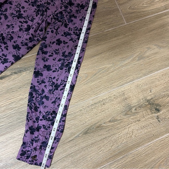 Pilcro Anthropologie Blouse Top Shirt Floral Romy Relaxed Button Oversized Linen - Picture 12 of 14